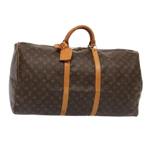 Trendy Inspired Louis Vuitton Monogram Keepall 60 Boston Bag M41422 Lv Auth 82036