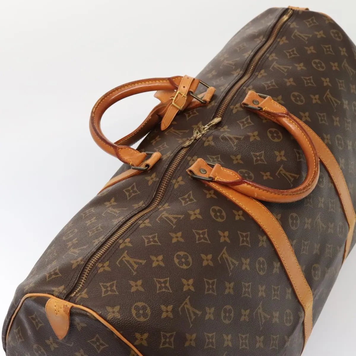 Trendy Inspired Louis Vuitton Monogram Keepall 60 Boston Bag M41422 Lv Auth 82036
