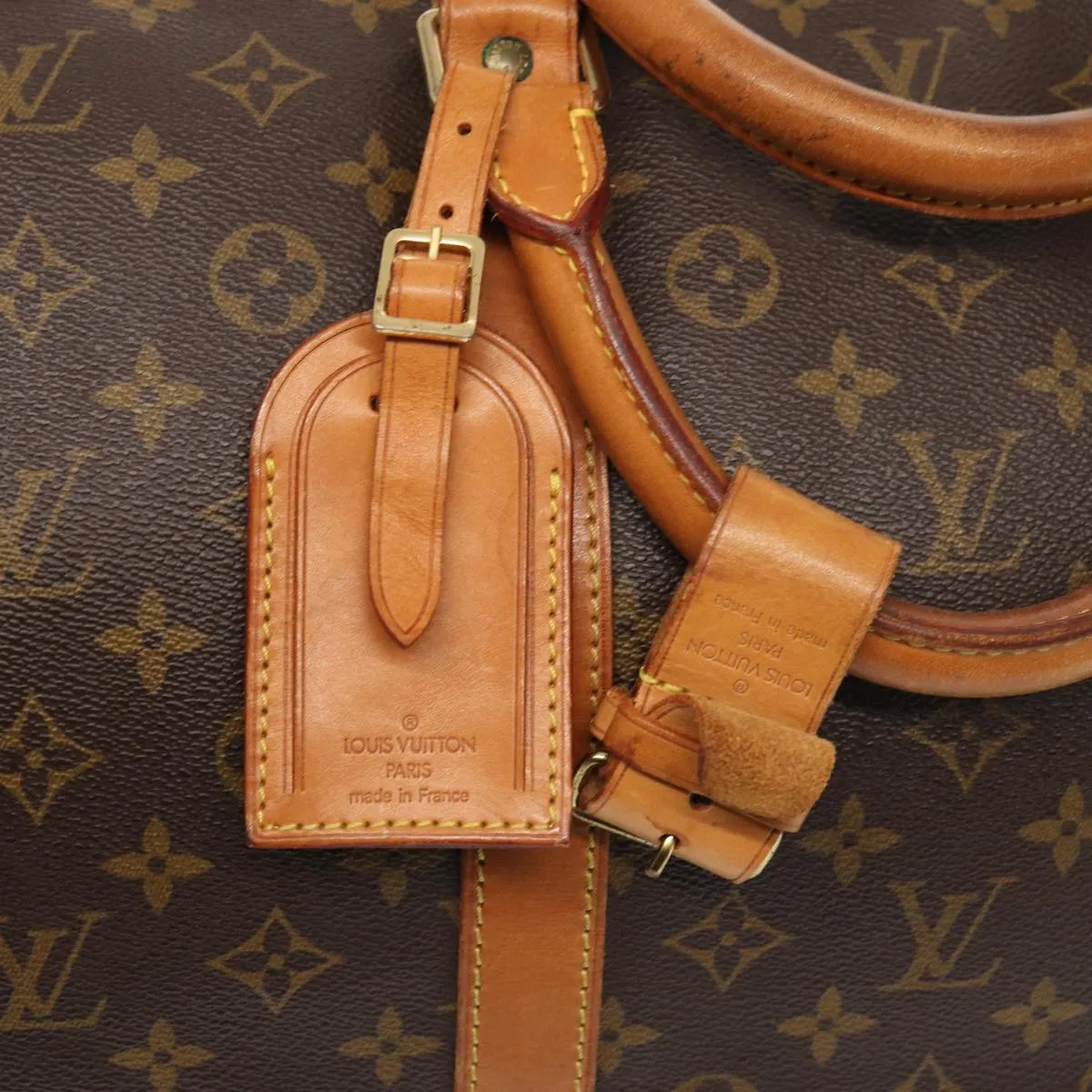 Trendy Inspired Louis Vuitton Monogram Keepall 60 Boston Bag M41422 Lv Auth 84971