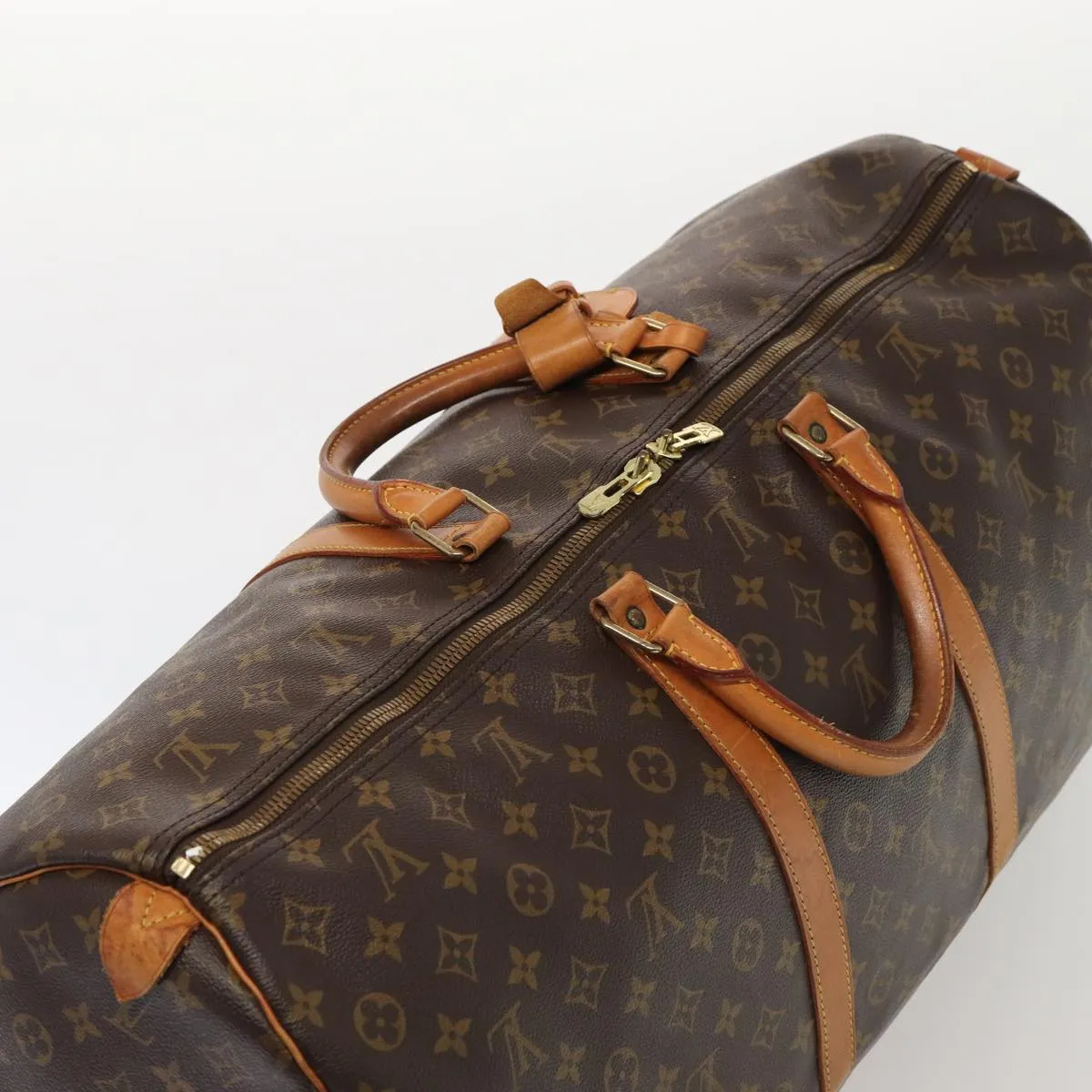 Trendy Inspired Louis Vuitton Monogram Keepall 60 Boston Bag M41422 Lv Auth 84971