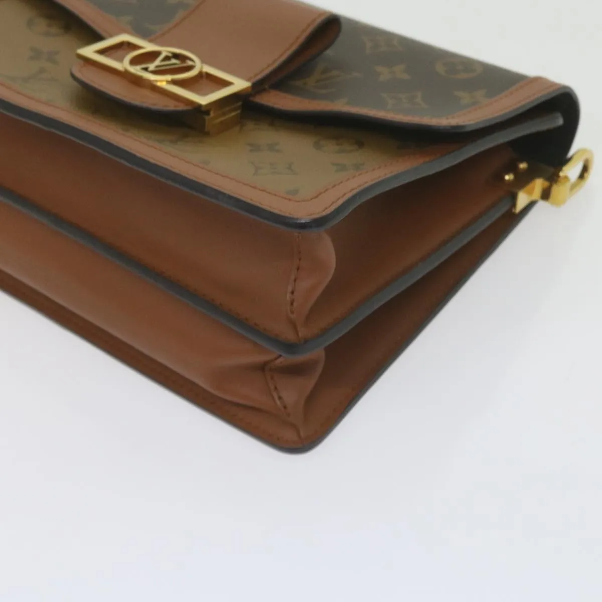 Trendy Inspired Louis Vuitton Monogram Reverse Dauphine Mm Shoulder Bag M44391 Lv Auth 60072a