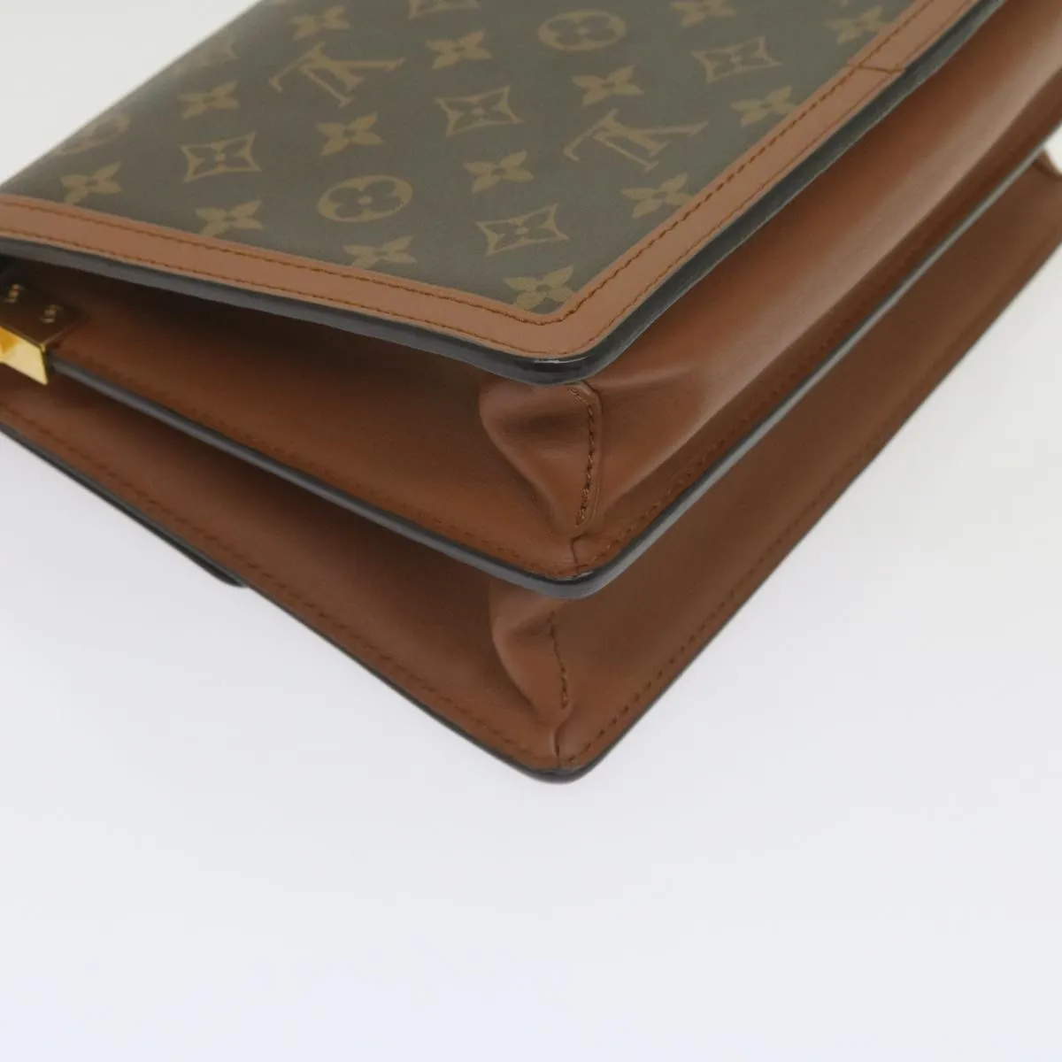Trendy Inspired Louis Vuitton Monogram Reverse Dauphine Mm Shoulder Bag M44391 Lv Auth 60072a