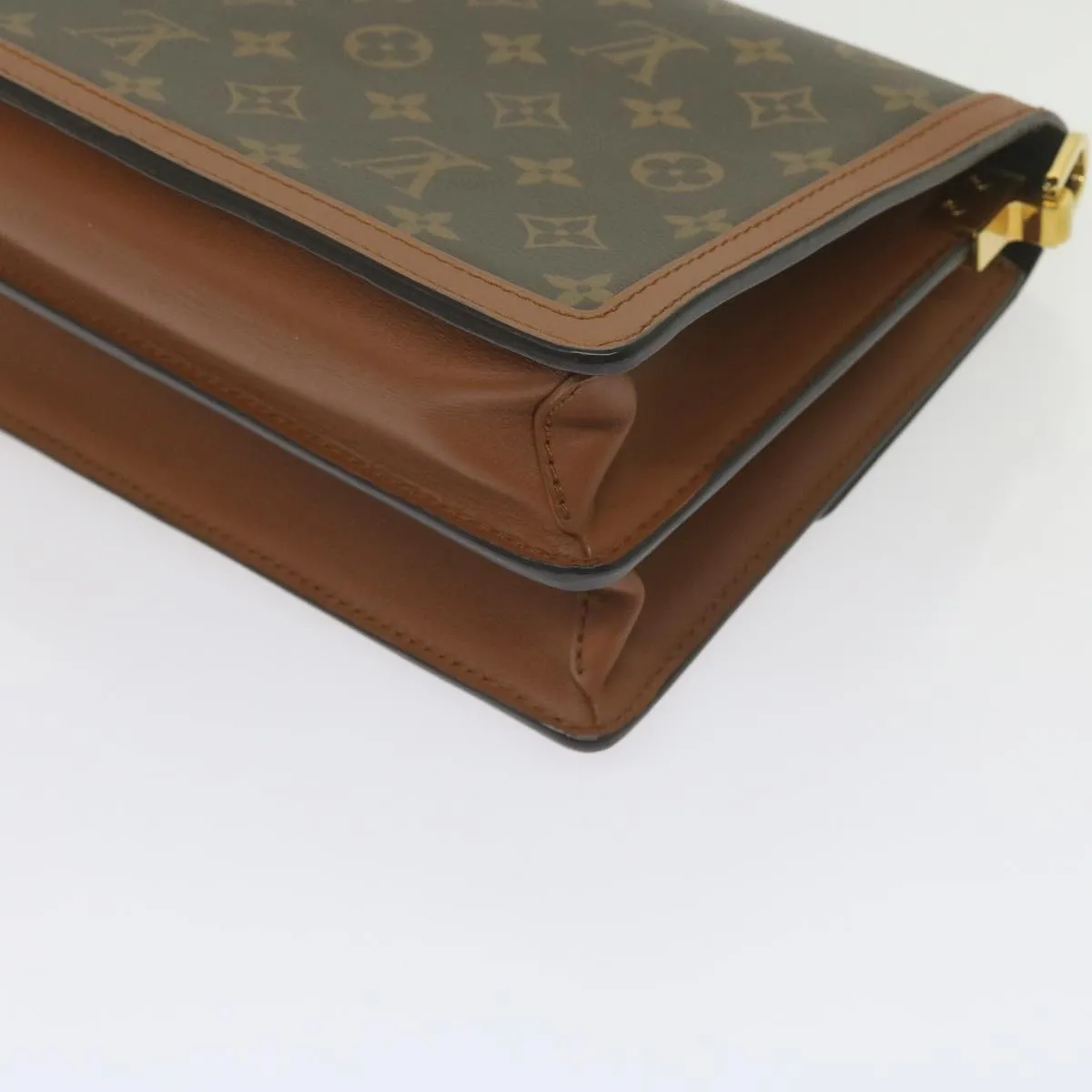 Trendy Inspired Louis Vuitton Monogram Reverse Dauphine Mm Shoulder Bag M44391 Lv Auth 60072a