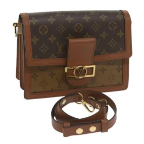 Trendy Inspired Louis Vuitton Monogram Reverse Dauphine Mm Shoulder Bag M44391 Lv Auth 60072a