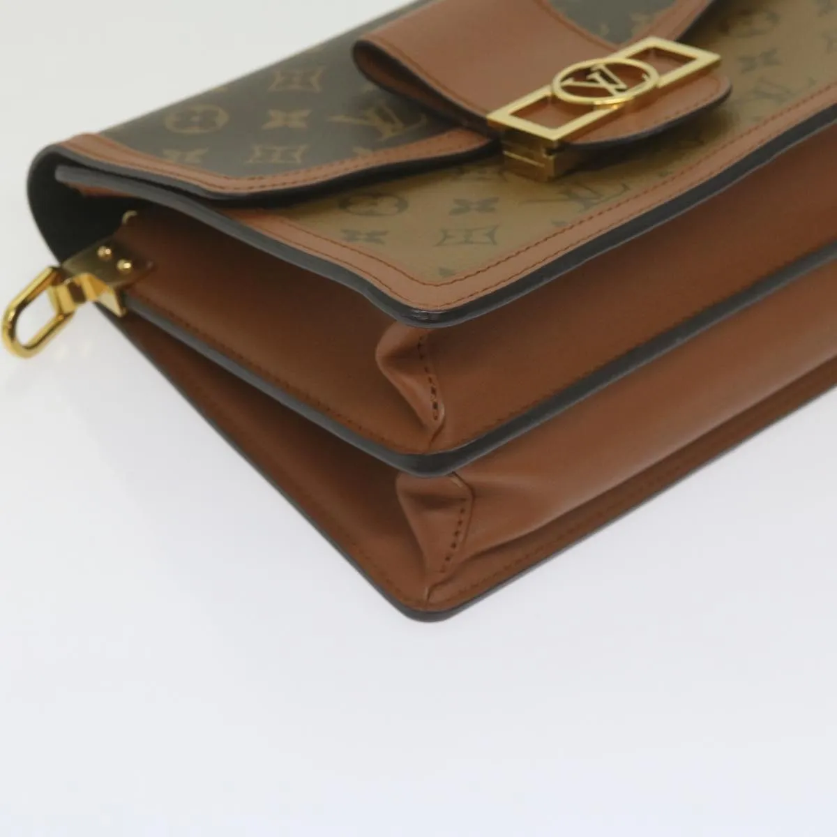 Trendy Inspired Louis Vuitton Monogram Reverse Dauphine Mm Shoulder Bag M44391 Lv Auth 60072a