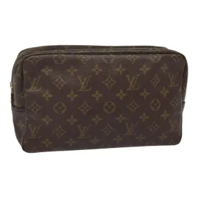 Trendy Inspired Louis Vuitton Monogram Trousse Toilette 28 Clutch Bag M47522 Lv Auth Bs17277