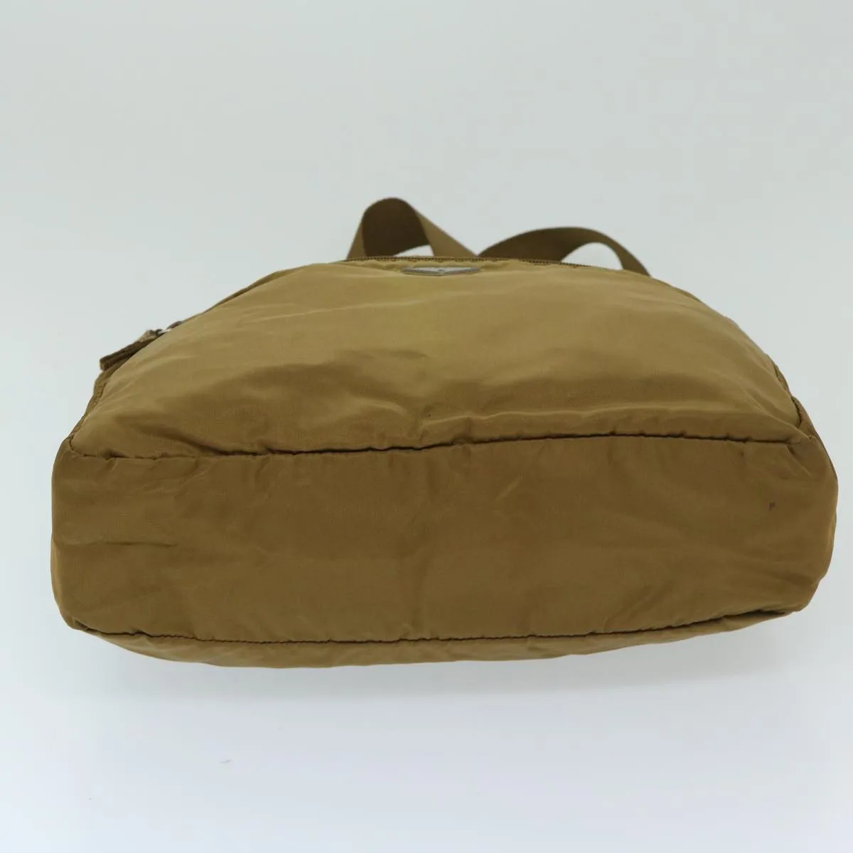Trendy Inspired Prada Shoulder Bag Nylon Khaki Auth 69201