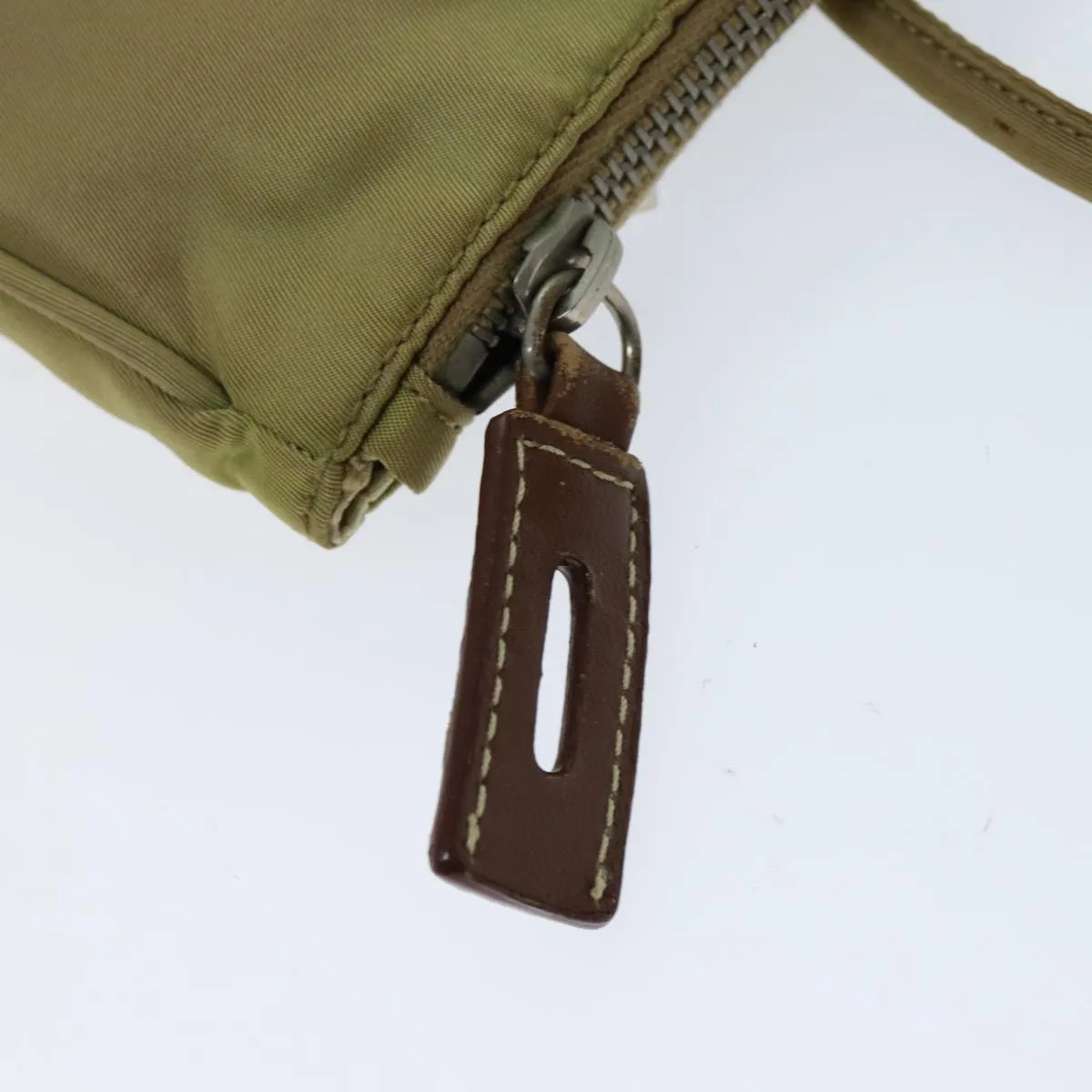 Trendy Inspired Prada Tote Bag Nylon Beige Auth 75578