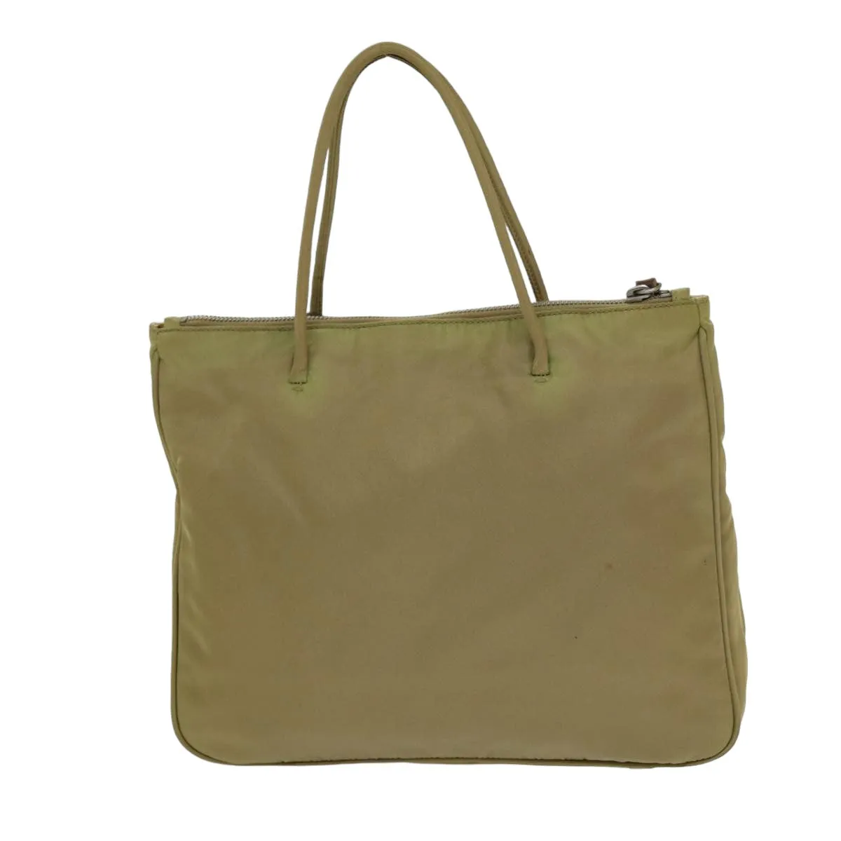 Trendy Inspired Prada Tote Bag Nylon Beige Auth 75578