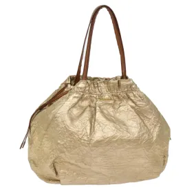 Trendy Inspired Prada Tote Bag Nylon Gold Auth 69359