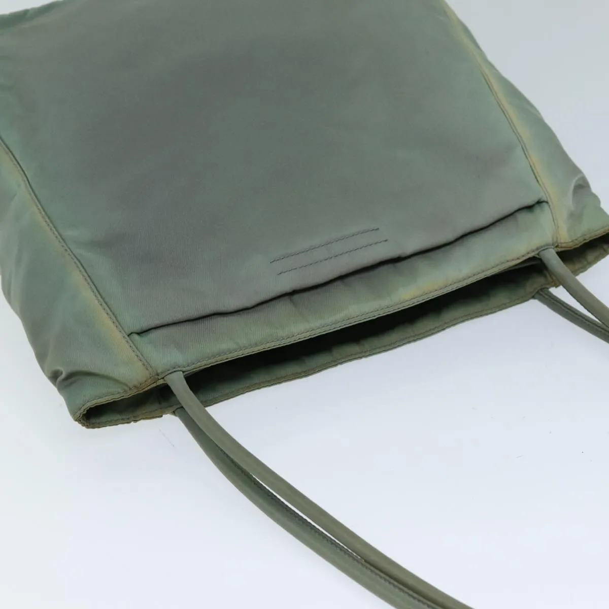 Trendy Inspired Prada Tote Bag Nylon Khaki Auth 73155