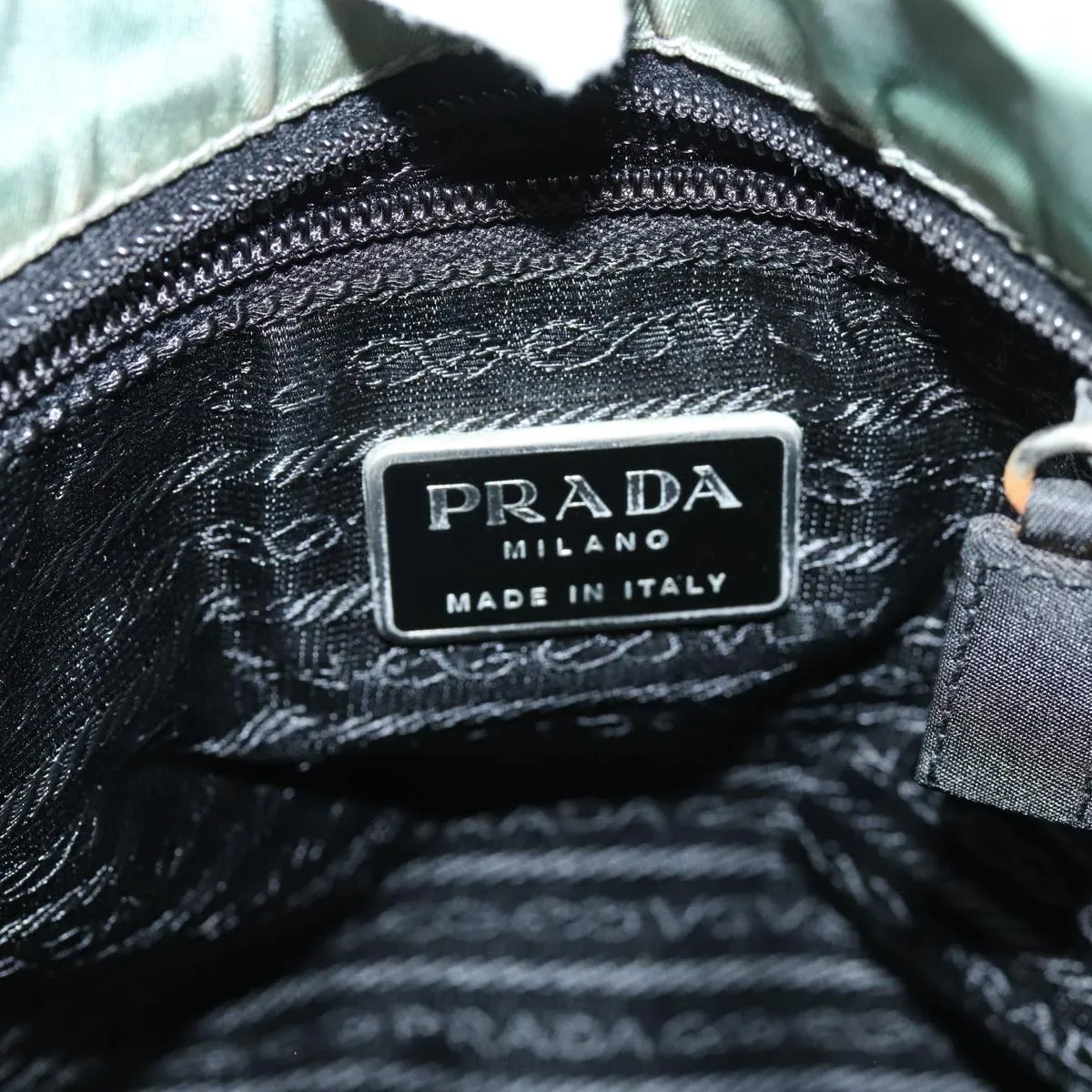Trendy Inspired Prada Tote Bag Nylon Khaki Auth 73155