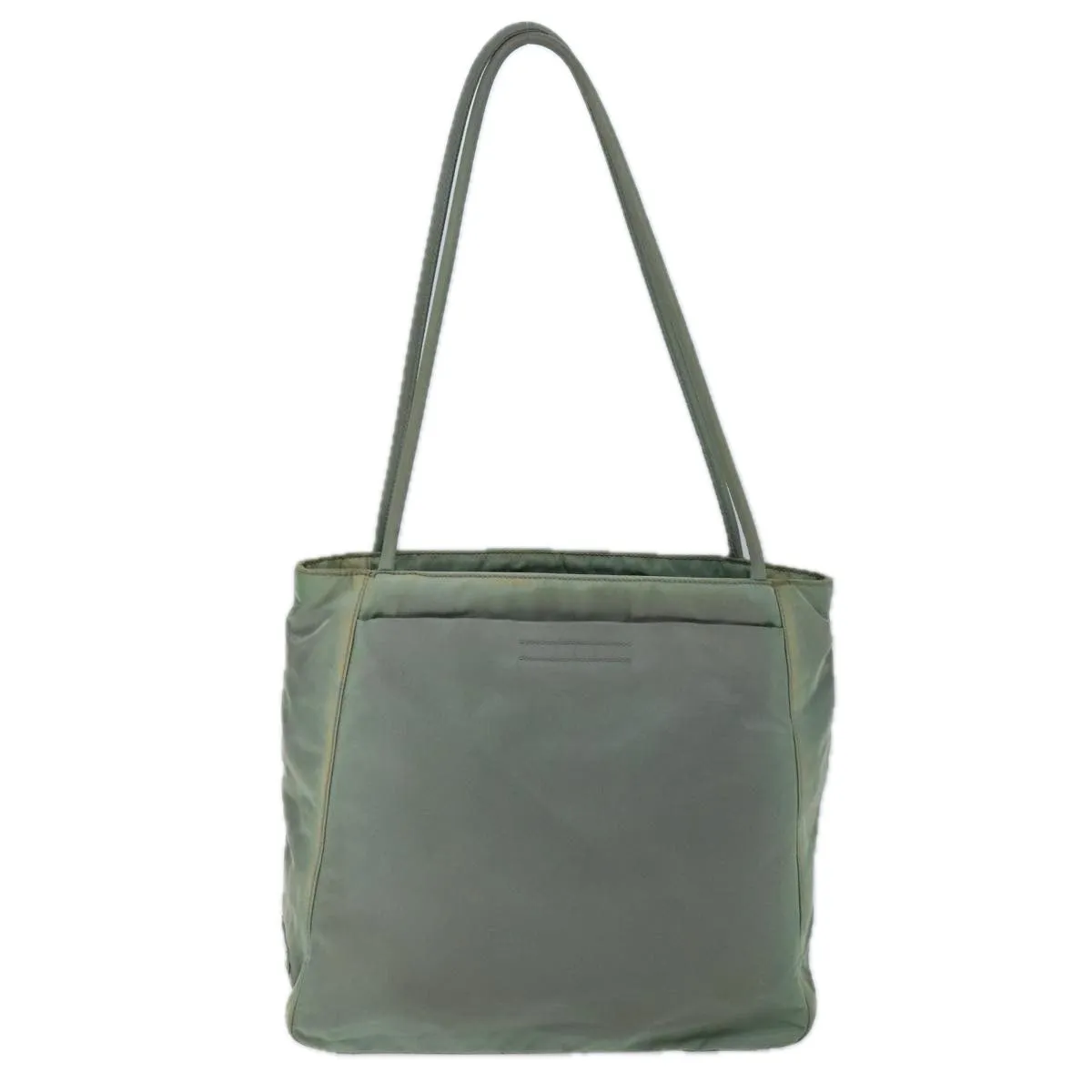 Trendy Inspired Prada Tote Bag Nylon Khaki Auth 73155