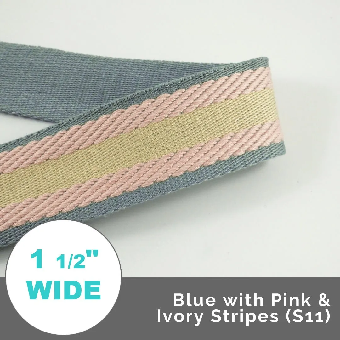 Varsity Stripes 1 1/2" (38mm) Wide (Per 1 Yard)