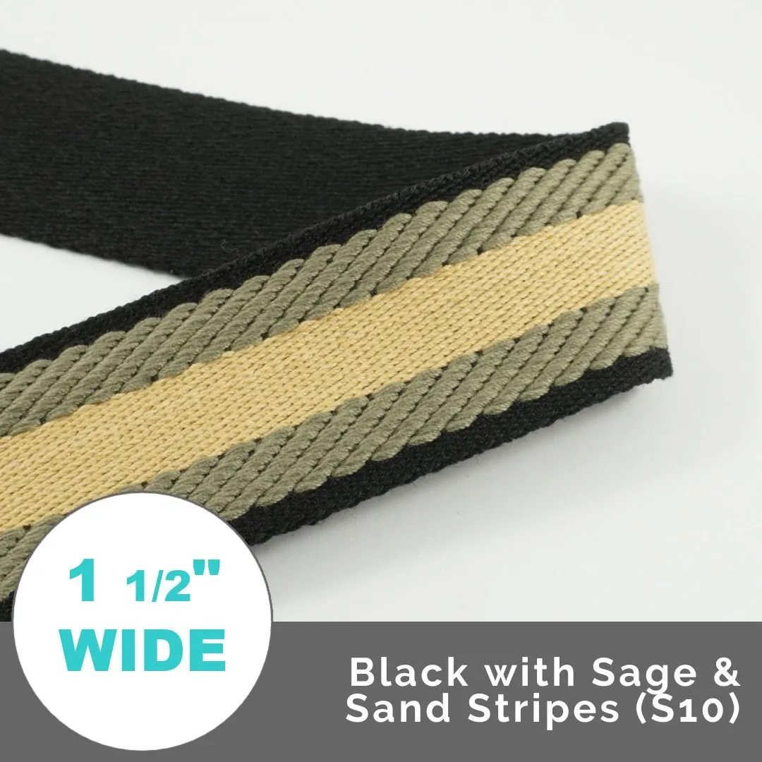 Varsity Stripes 1 1/2" (38mm) Wide (Per 1 Yard)