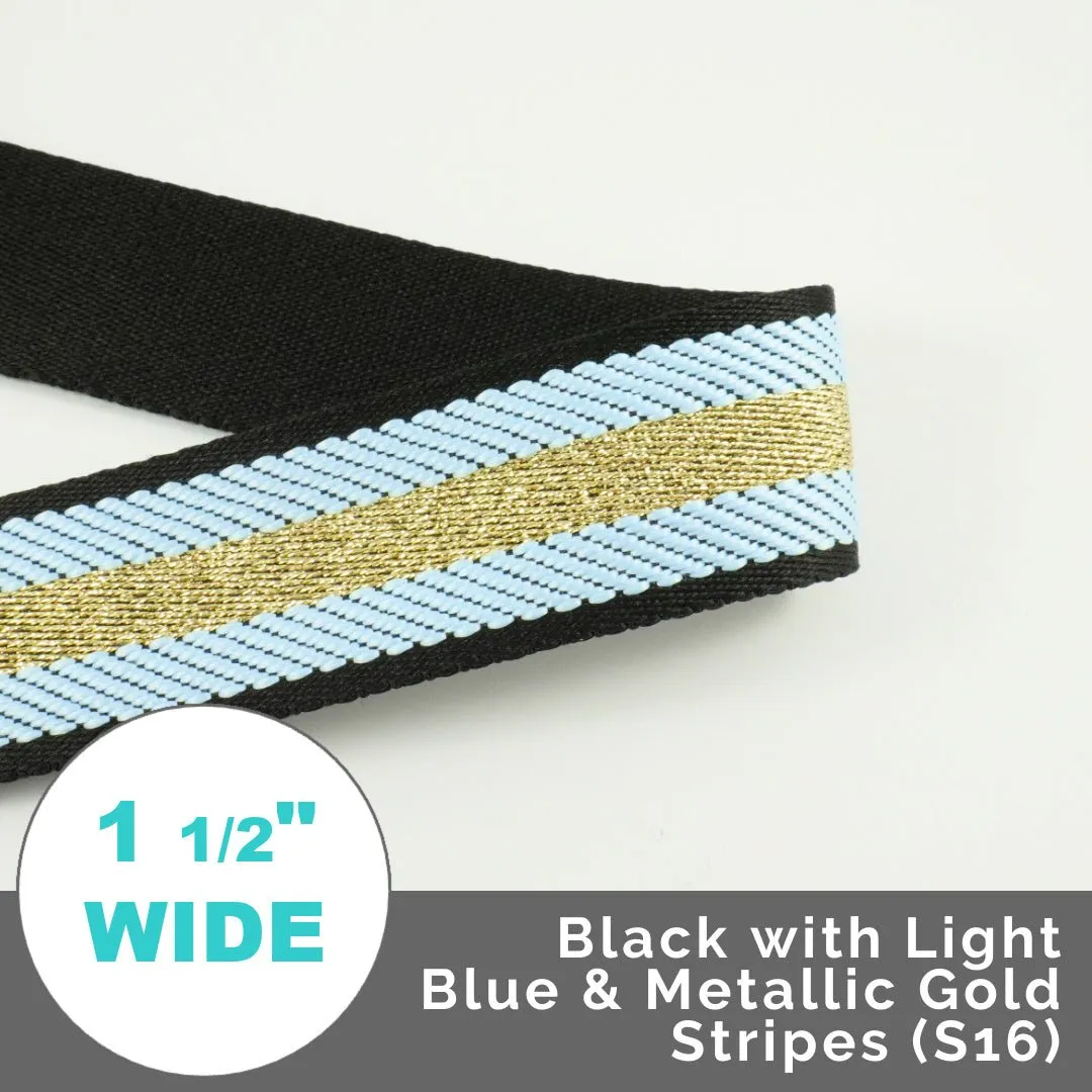Varsity Stripes 1 1/2" (38mm) Wide (Per 1 Yard)