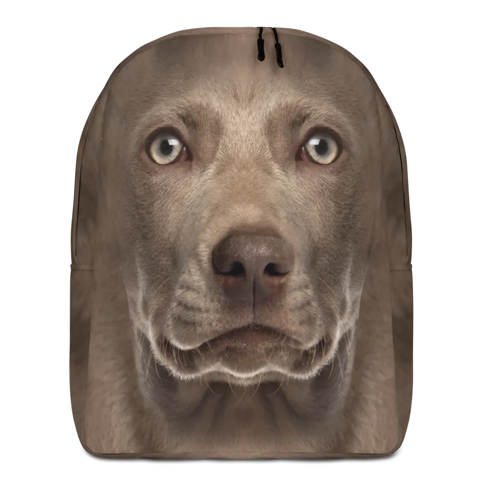 Weimaraner Dog Minimalist Backpack
