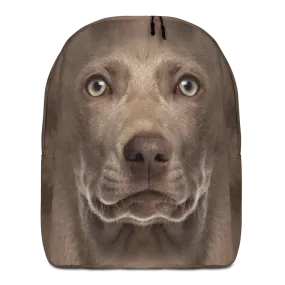 Weimaraner Dog Minimalist Backpack