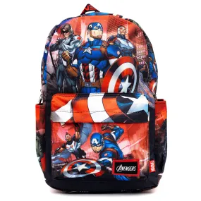 WondaPop Avengers Captain America 17" Full Size Nylon Backpack
