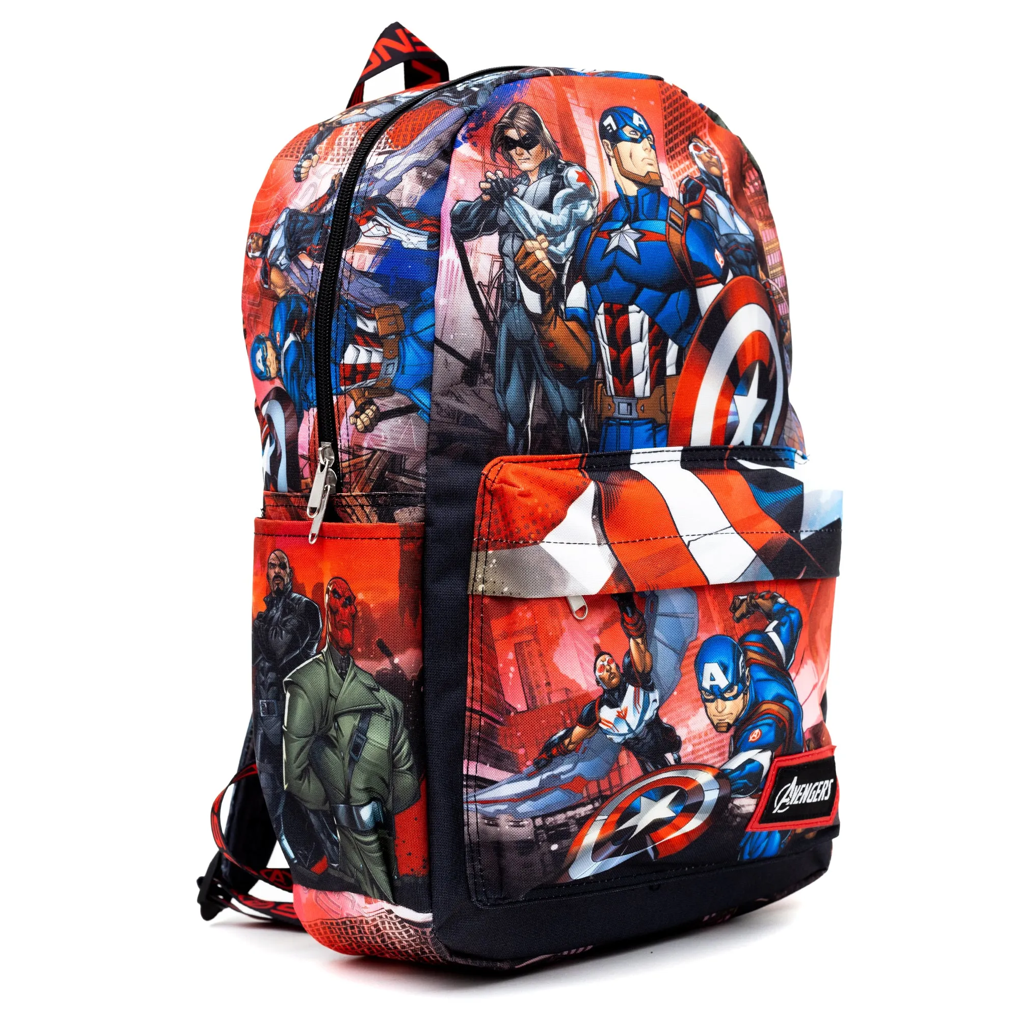WondaPop Avengers Captain America 17" Full Size Nylon Backpack