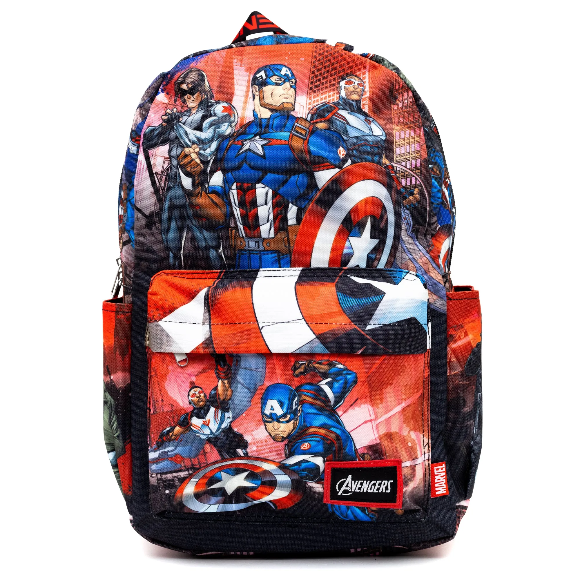 WondaPop Avengers Captain America 17" Full Size Nylon Backpack